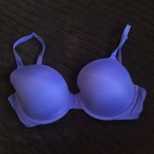 Royal blue lightly lined bra VS 34DD